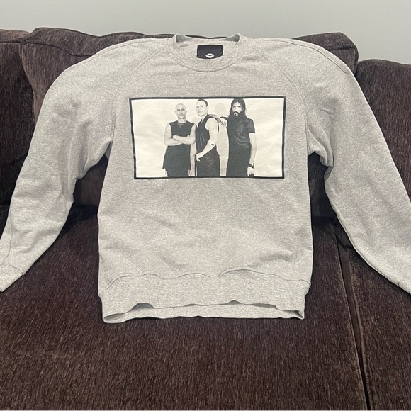 TOM RBL men gray long sleeve crew neck sweatshirt/size M - Picture 4 of 6